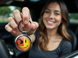 Keychains Custom Steel Glossy Style
